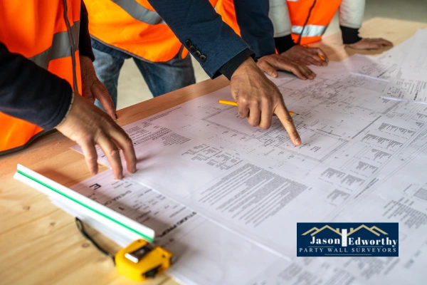 See if you need a party wall agreement for building along boundary line Bentley