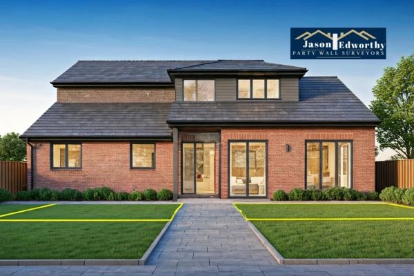 Home extension focusing on boundary line Bentley
